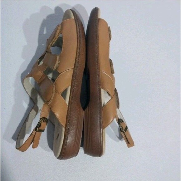 Prop'et Women’s Sandals Sz 9.5M Brown Leather Strappy Slingback Comfy Adjustable - Picture 5 of 13